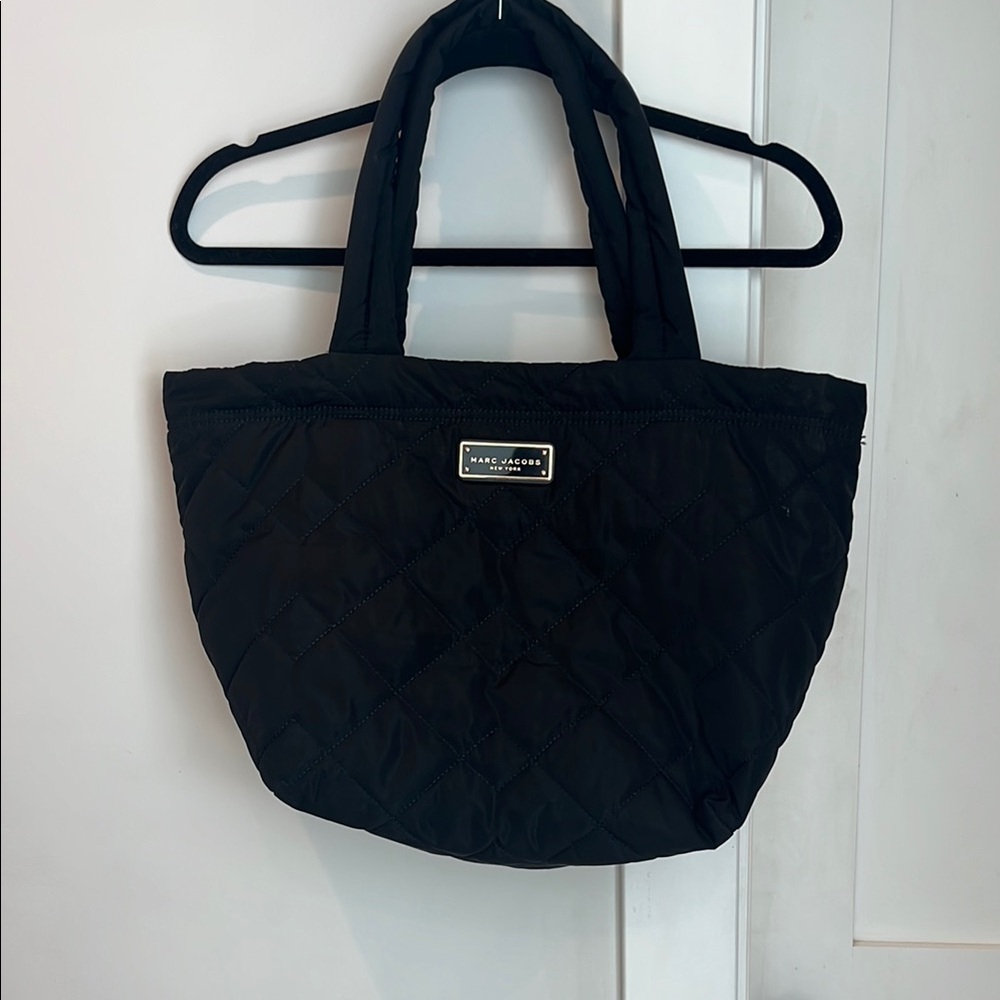 Marc Jacobs Black Quilted Tote Bag